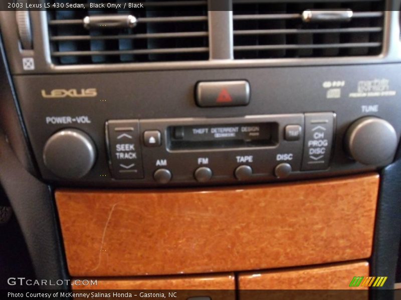 Black Onyx / Black 2003 Lexus LS 430 Sedan