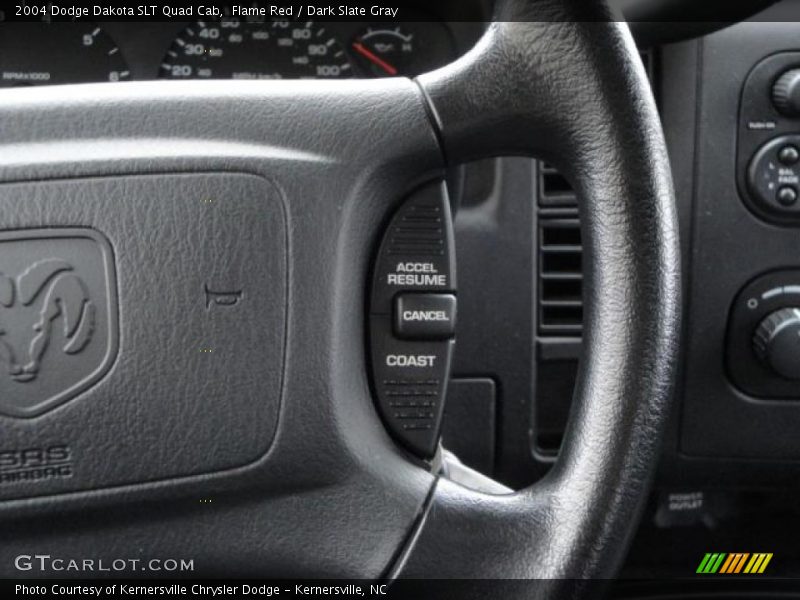 Flame Red / Dark Slate Gray 2004 Dodge Dakota SLT Quad Cab