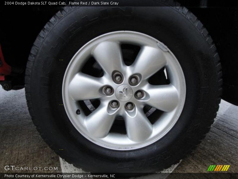 Flame Red / Dark Slate Gray 2004 Dodge Dakota SLT Quad Cab