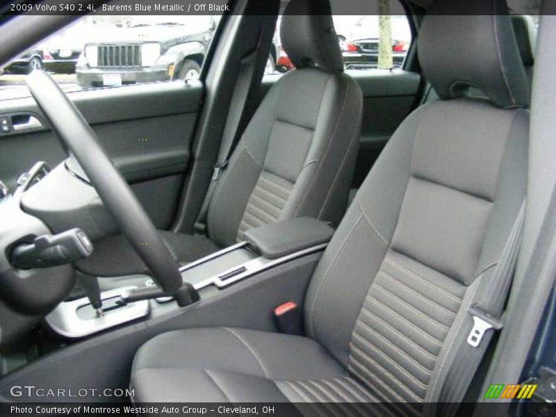 Barents Blue Metallic / Off Black 2009 Volvo S40 2.4i