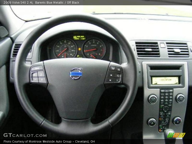 Barents Blue Metallic / Off Black 2009 Volvo S40 2.4i