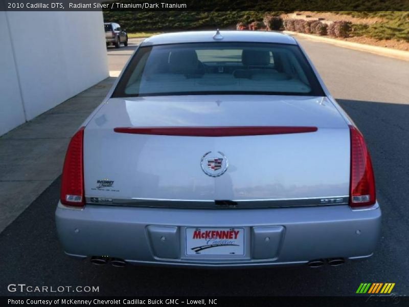 Radiant Silver / Titanium/Dark Titanium 2010 Cadillac DTS
