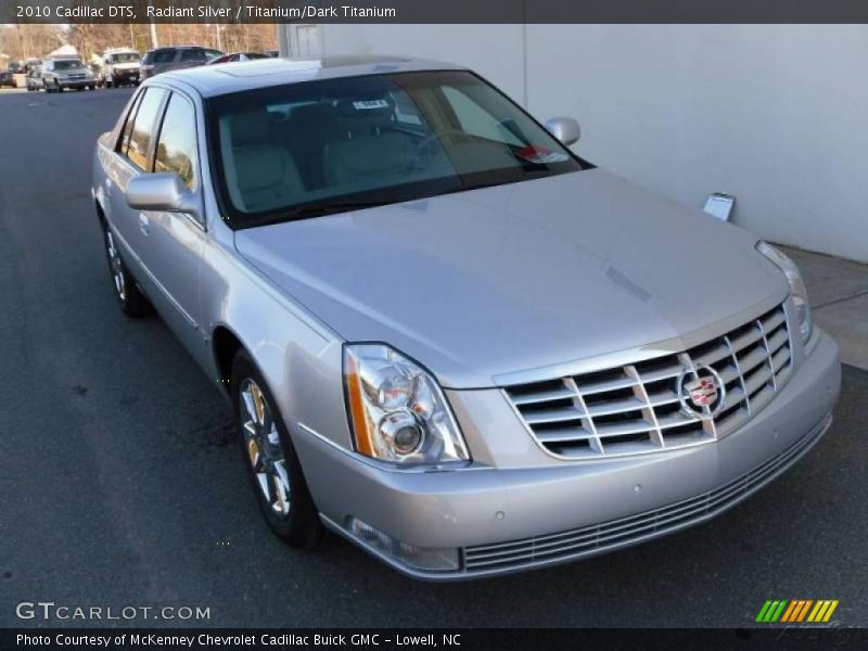 Radiant Silver / Titanium/Dark Titanium 2010 Cadillac DTS