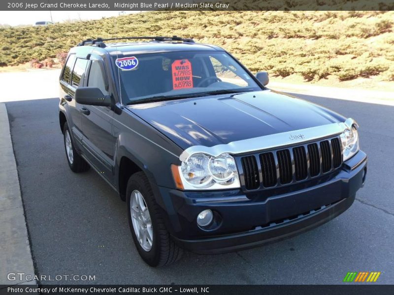 Midnight Blue Pearl / Medium Slate Gray 2006 Jeep Grand Cherokee Laredo