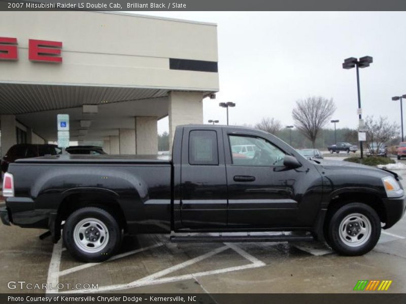 Brilliant Black / Slate 2007 Mitsubishi Raider LS Double Cab