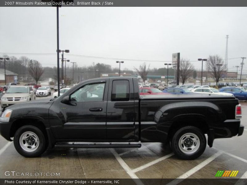 Brilliant Black / Slate 2007 Mitsubishi Raider LS Double Cab