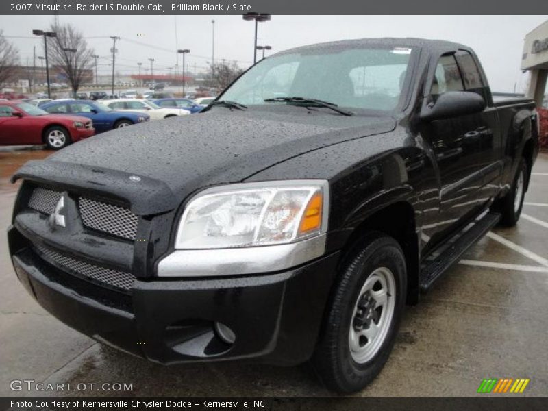 Brilliant Black / Slate 2007 Mitsubishi Raider LS Double Cab