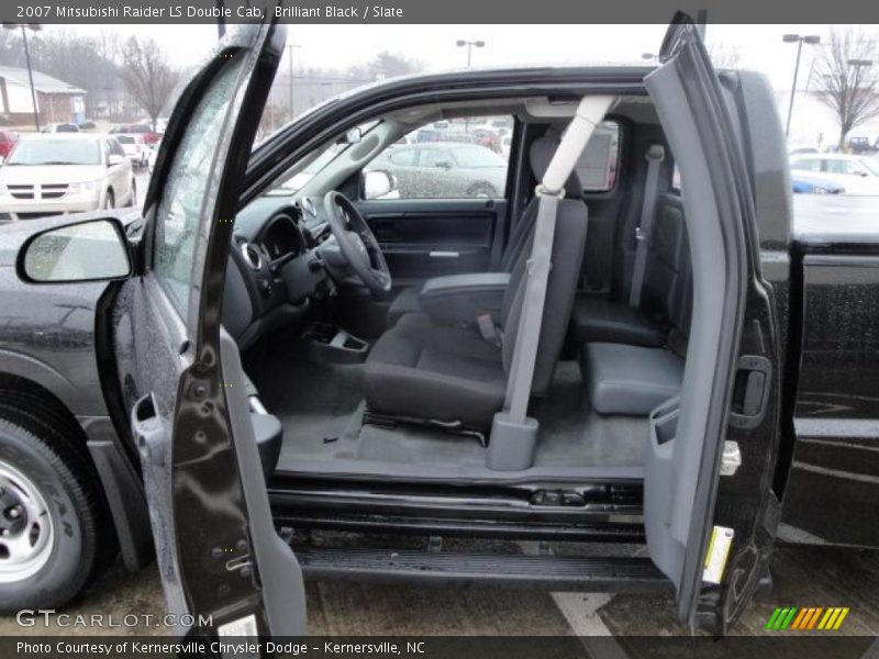 Brilliant Black / Slate 2007 Mitsubishi Raider LS Double Cab