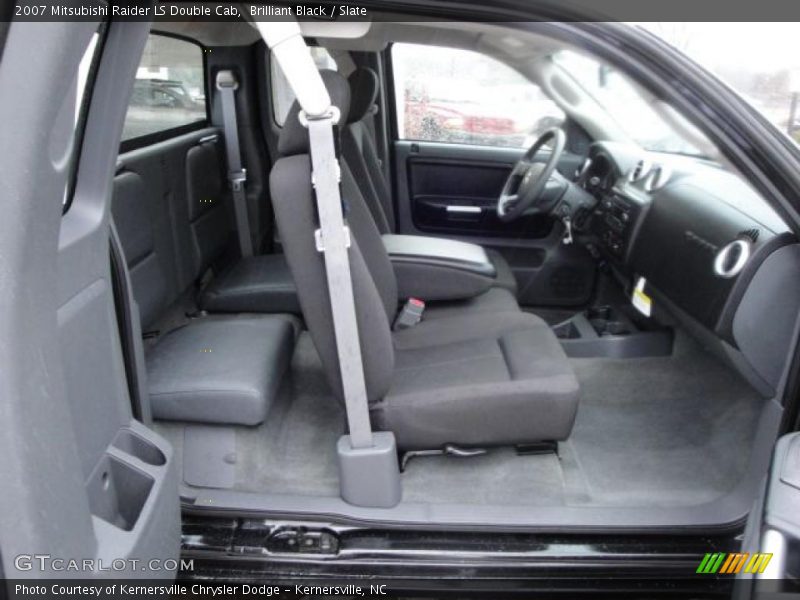 Brilliant Black / Slate 2007 Mitsubishi Raider LS Double Cab