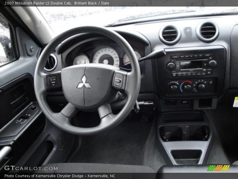 Brilliant Black / Slate 2007 Mitsubishi Raider LS Double Cab