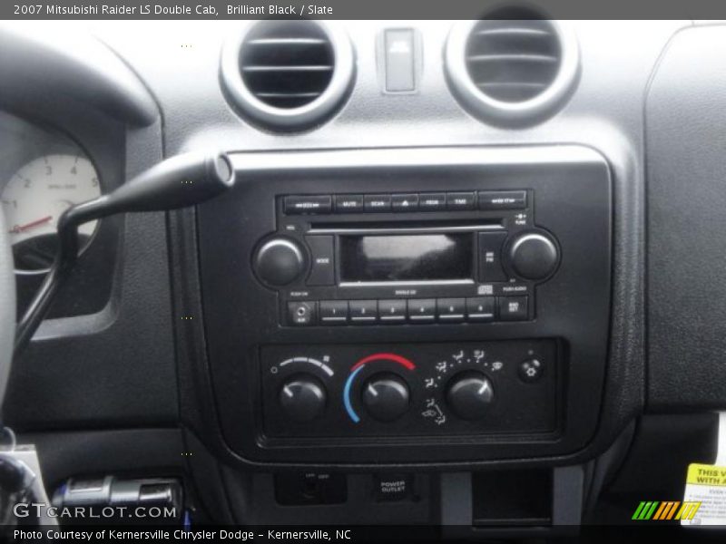 Brilliant Black / Slate 2007 Mitsubishi Raider LS Double Cab