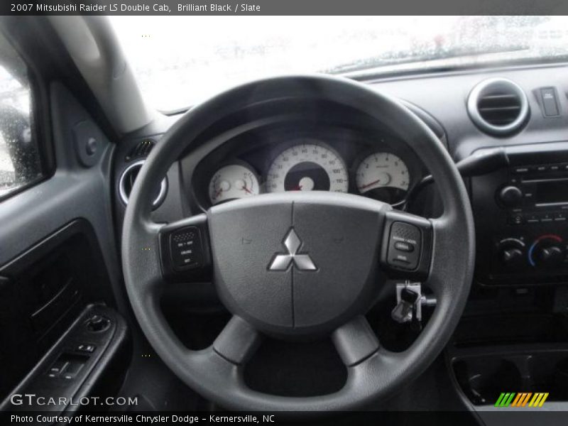 Brilliant Black / Slate 2007 Mitsubishi Raider LS Double Cab