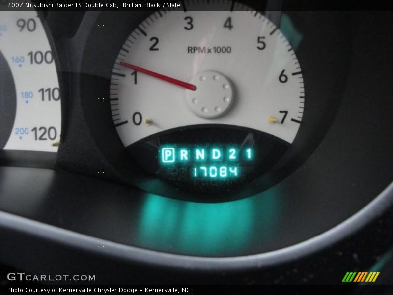 Brilliant Black / Slate 2007 Mitsubishi Raider LS Double Cab