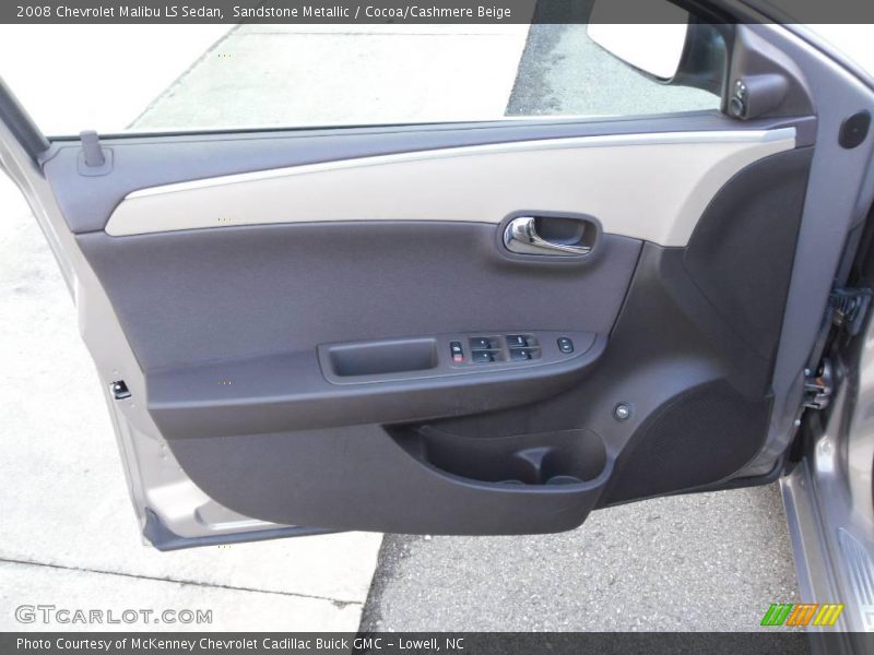 Sandstone Metallic / Cocoa/Cashmere Beige 2008 Chevrolet Malibu LS Sedan