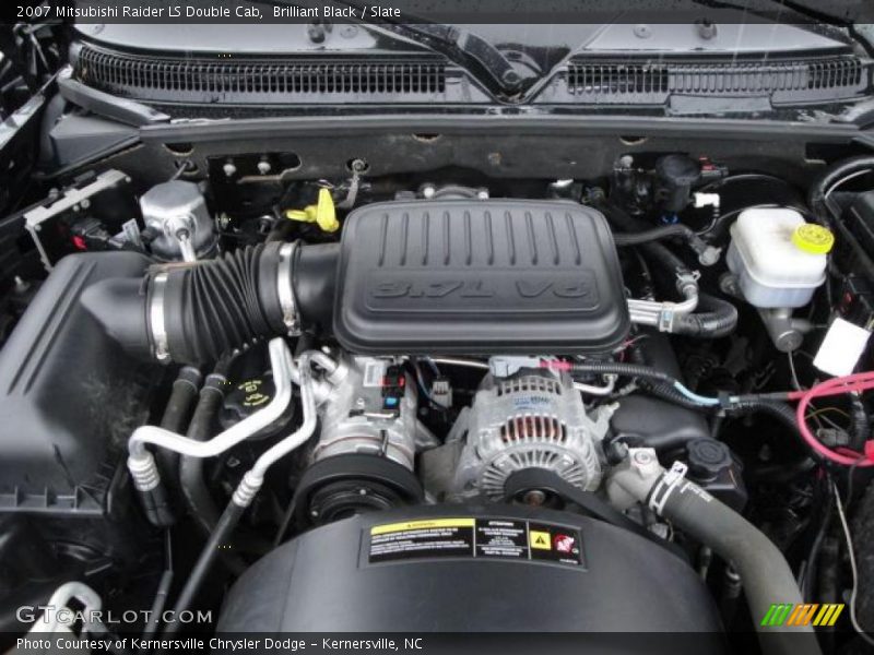 Brilliant Black / Slate 2007 Mitsubishi Raider LS Double Cab