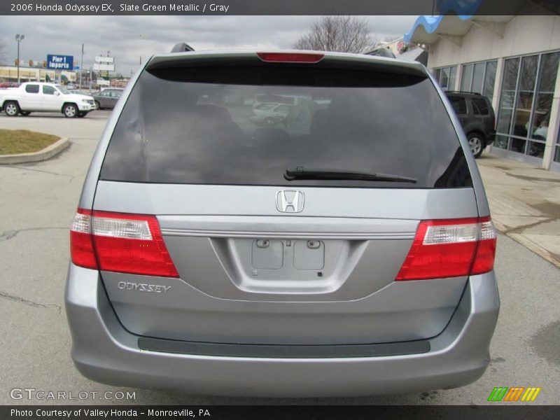 Slate Green Metallic / Gray 2006 Honda Odyssey EX