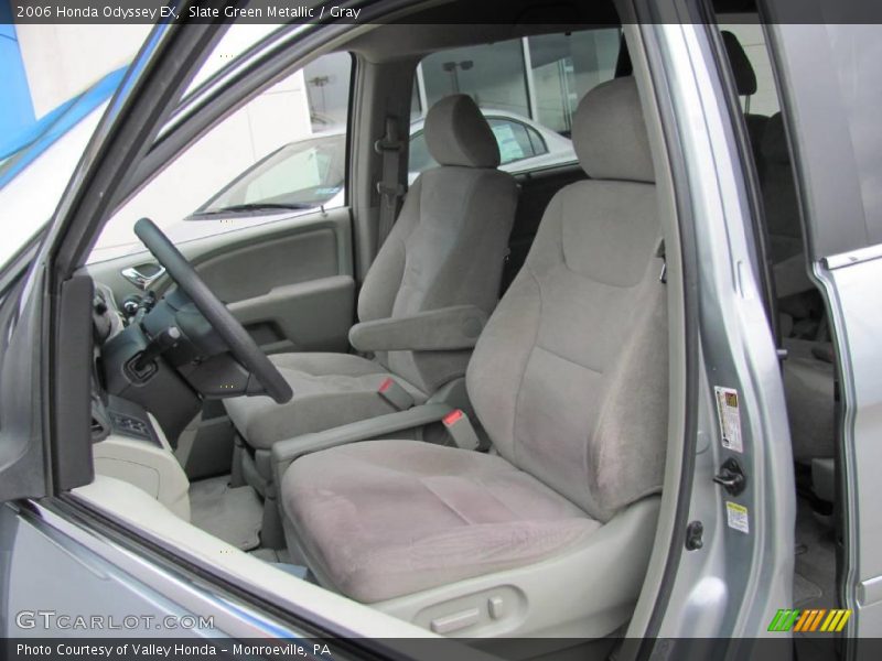 Slate Green Metallic / Gray 2006 Honda Odyssey EX