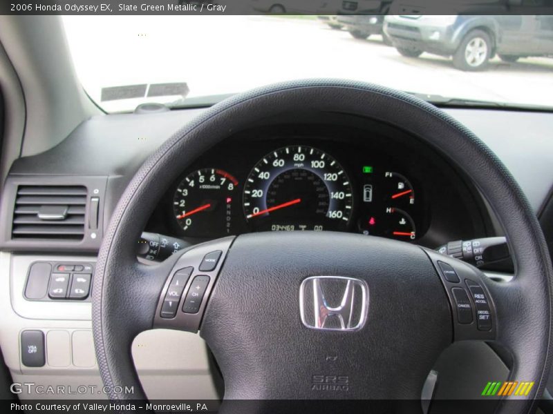 Slate Green Metallic / Gray 2006 Honda Odyssey EX