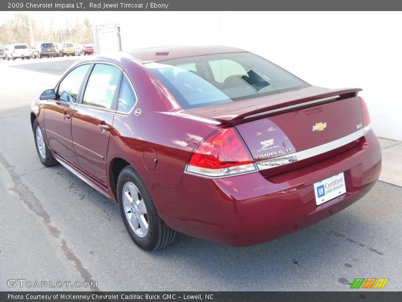 Red Jewel Tintcoat / Ebony 2009 Chevrolet Impala LT