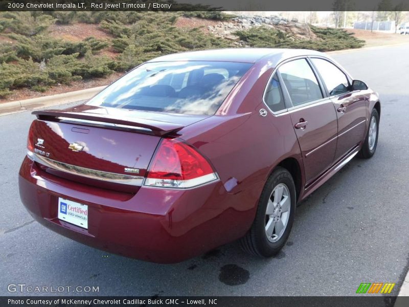 Red Jewel Tintcoat / Ebony 2009 Chevrolet Impala LT