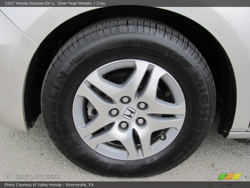 Silver Pearl Metallic / Gray 2007 Honda Odyssey EX-L
