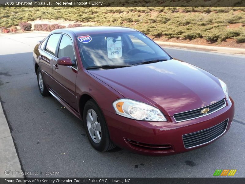 Red Jewel Tintcoat / Ebony 2009 Chevrolet Impala LT