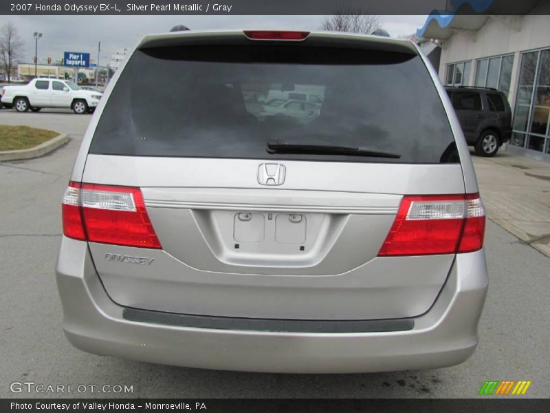 Silver Pearl Metallic / Gray 2007 Honda Odyssey EX-L