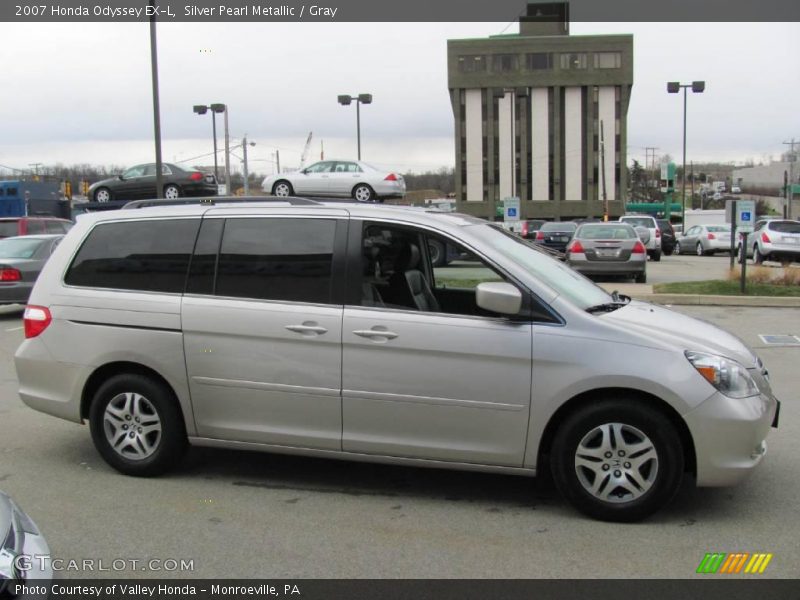 Silver Pearl Metallic / Gray 2007 Honda Odyssey EX-L