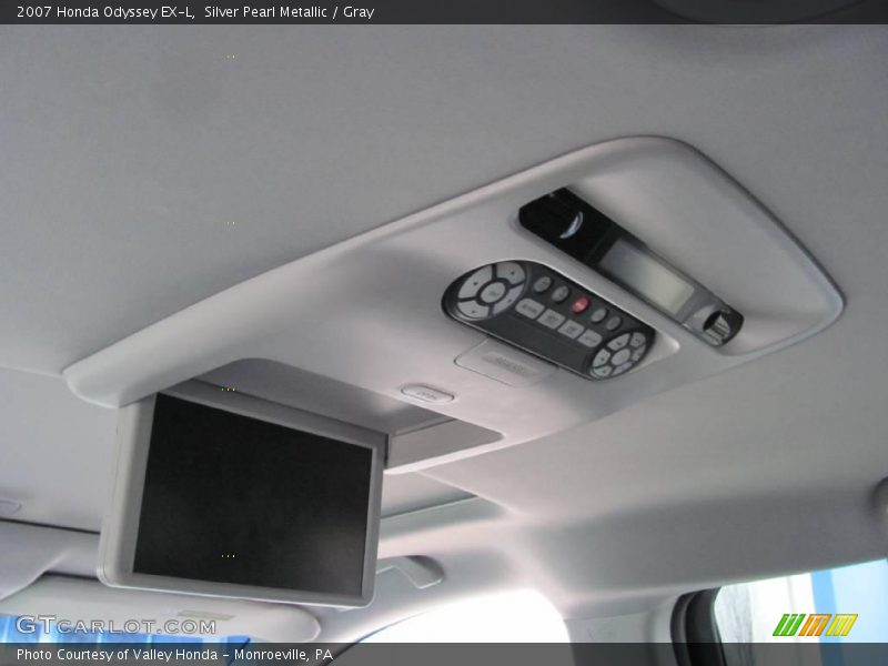 Silver Pearl Metallic / Gray 2007 Honda Odyssey EX-L