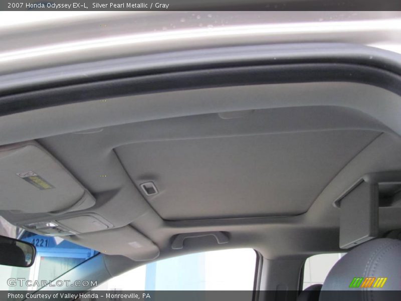 Silver Pearl Metallic / Gray 2007 Honda Odyssey EX-L