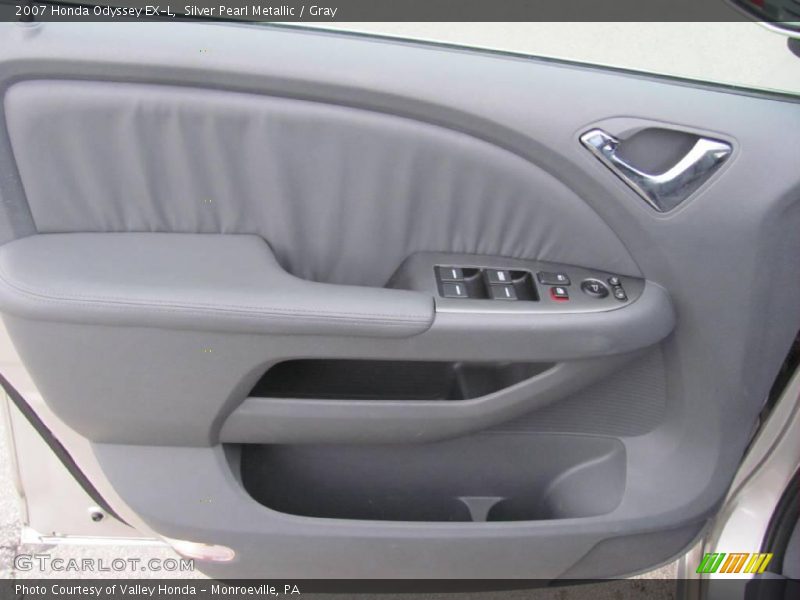 Silver Pearl Metallic / Gray 2007 Honda Odyssey EX-L