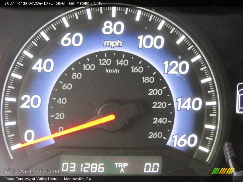 Silver Pearl Metallic / Gray 2007 Honda Odyssey EX-L