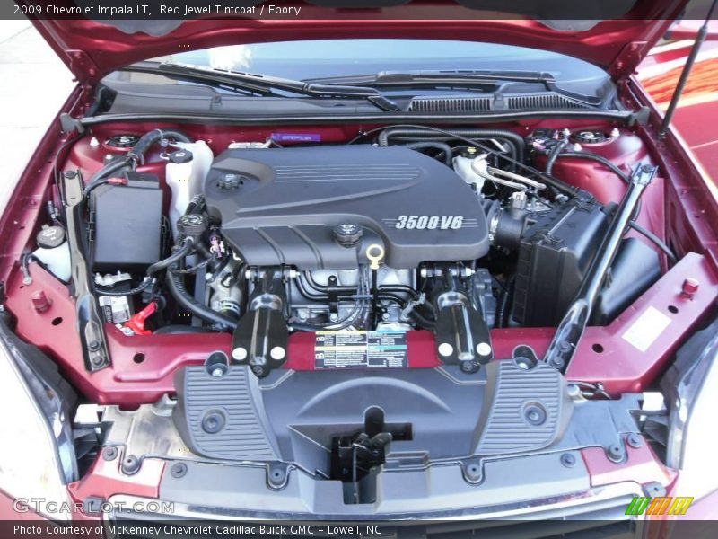 Red Jewel Tintcoat / Ebony 2009 Chevrolet Impala LT