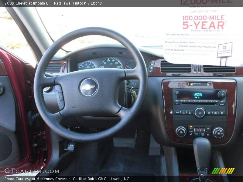 Red Jewel Tintcoat / Ebony 2009 Chevrolet Impala LT