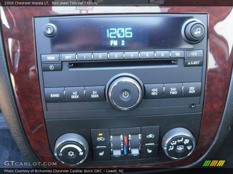 Red Jewel Tintcoat / Ebony 2009 Chevrolet Impala LT