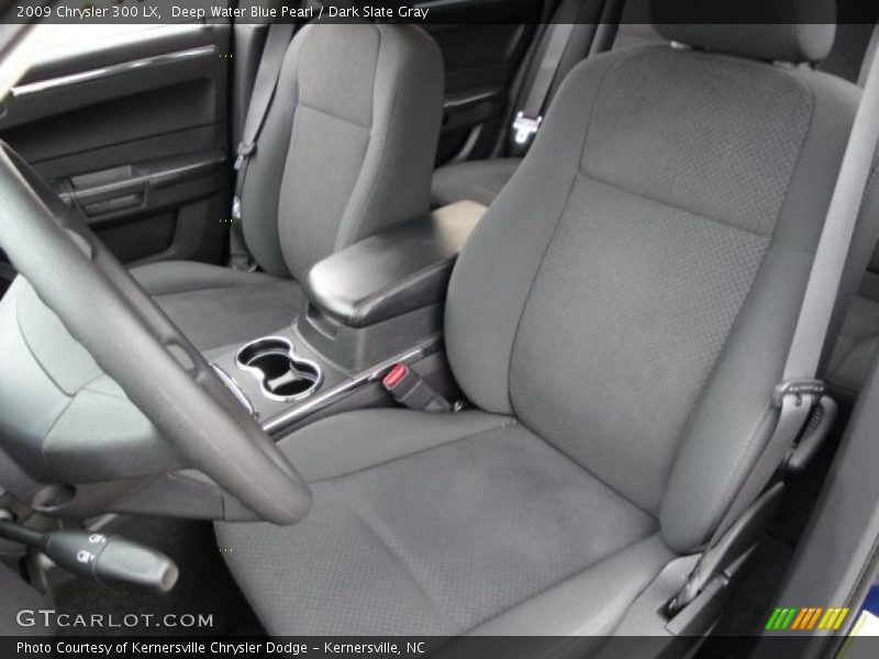 Deep Water Blue Pearl / Dark Slate Gray 2009 Chrysler 300 LX