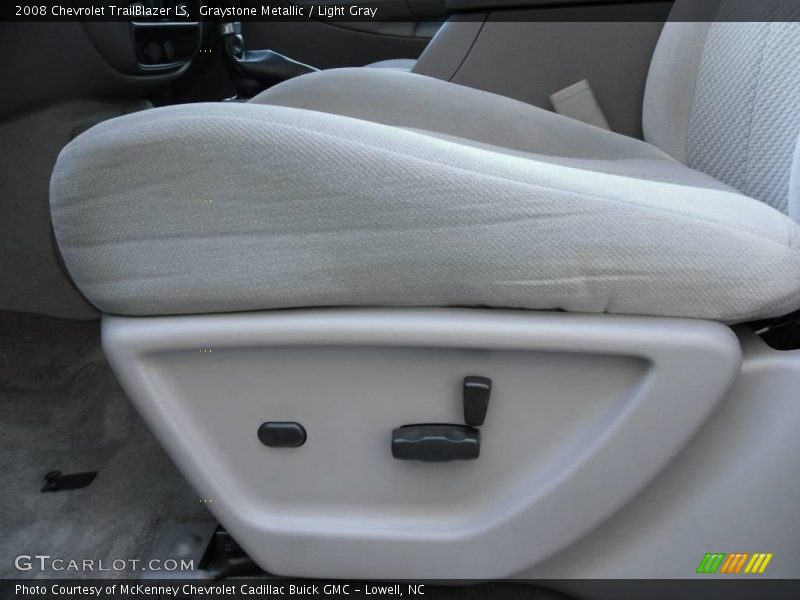 Graystone Metallic / Light Gray 2008 Chevrolet TrailBlazer LS