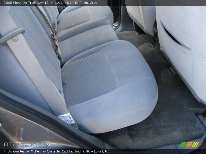 Graystone Metallic / Light Gray 2008 Chevrolet TrailBlazer LS
