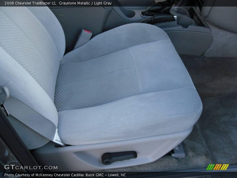 Graystone Metallic / Light Gray 2008 Chevrolet TrailBlazer LS