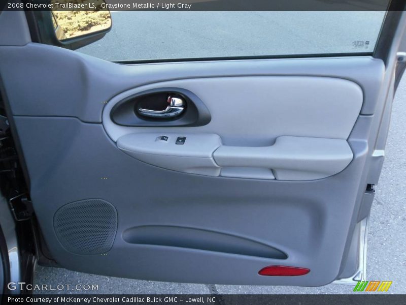 Graystone Metallic / Light Gray 2008 Chevrolet TrailBlazer LS