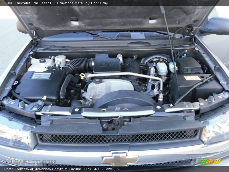 Graystone Metallic / Light Gray 2008 Chevrolet TrailBlazer LS