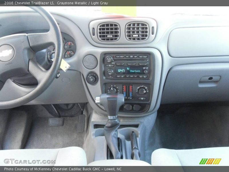 Graystone Metallic / Light Gray 2008 Chevrolet TrailBlazer LS
