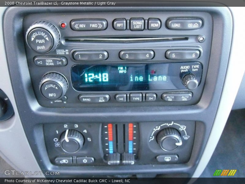 Graystone Metallic / Light Gray 2008 Chevrolet TrailBlazer LS