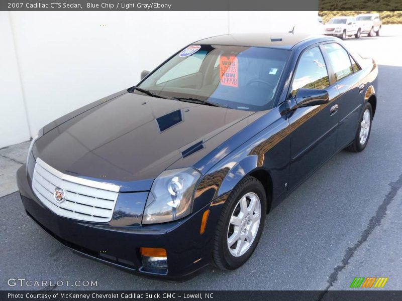 Blue Chip / Light Gray/Ebony 2007 Cadillac CTS Sedan