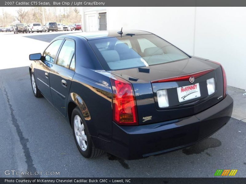 Blue Chip / Light Gray/Ebony 2007 Cadillac CTS Sedan