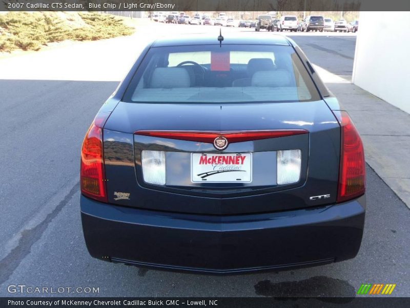 Blue Chip / Light Gray/Ebony 2007 Cadillac CTS Sedan