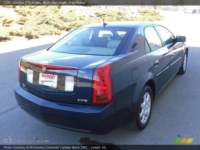 Blue Chip / Light Gray/Ebony 2007 Cadillac CTS Sedan