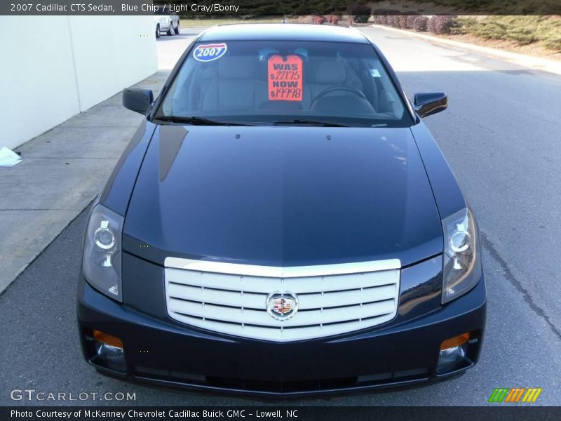 Blue Chip / Light Gray/Ebony 2007 Cadillac CTS Sedan