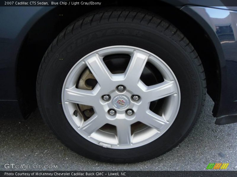 Blue Chip / Light Gray/Ebony 2007 Cadillac CTS Sedan