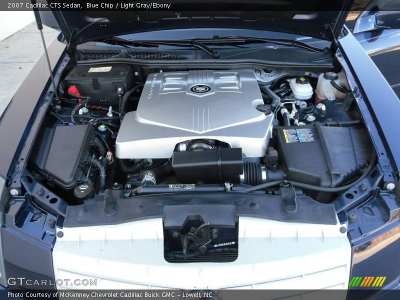 Blue Chip / Light Gray/Ebony 2007 Cadillac CTS Sedan